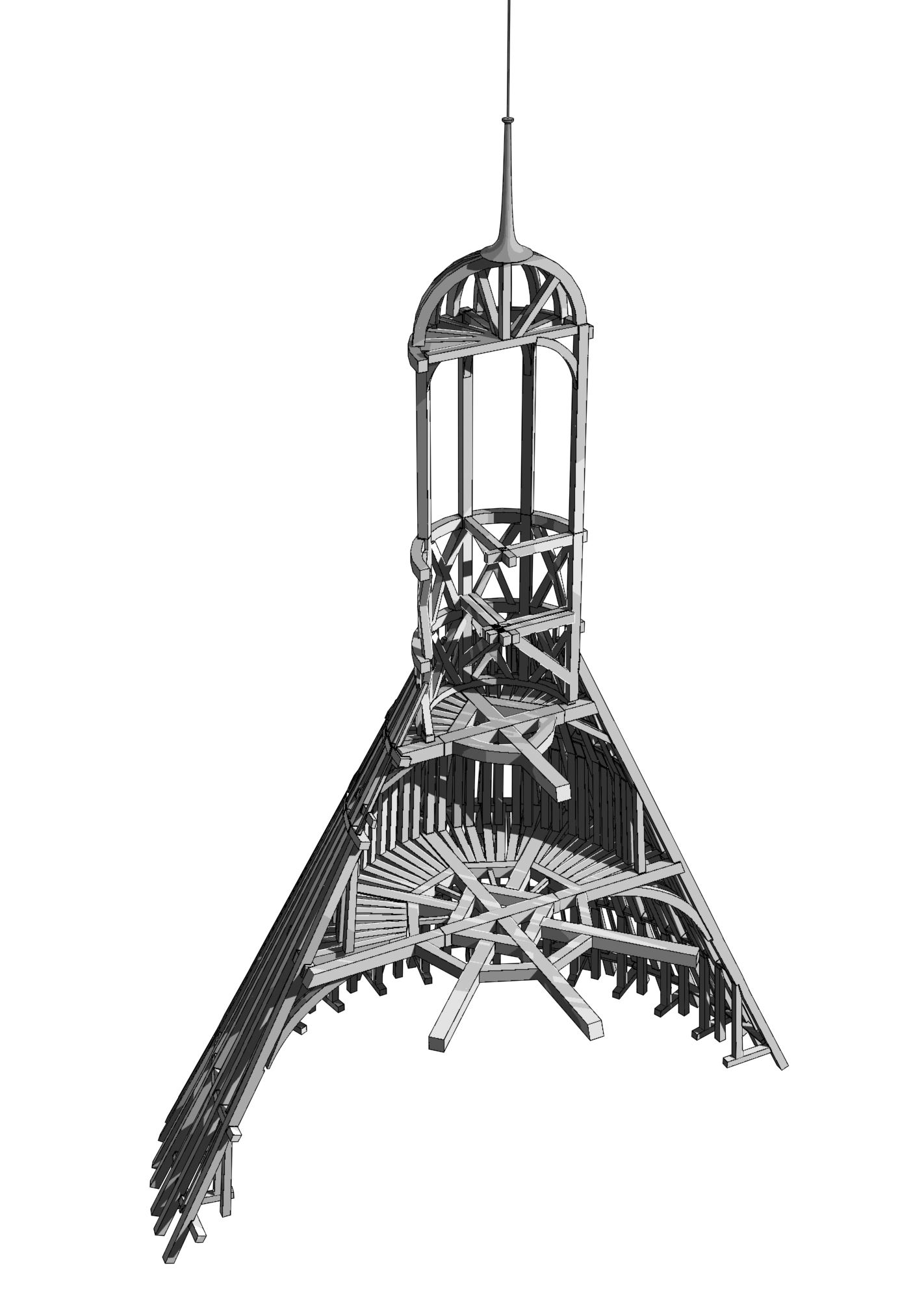 Chateau de Chambord, 3D survey and research 